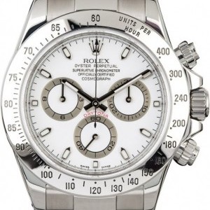 Rolex Daytona 116520 White Dial with Steel Oyster 116520 828527