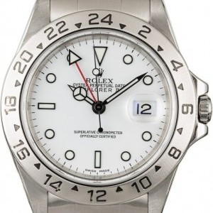 Rolex Used  Explorer 16570 White Dial Dial 850364