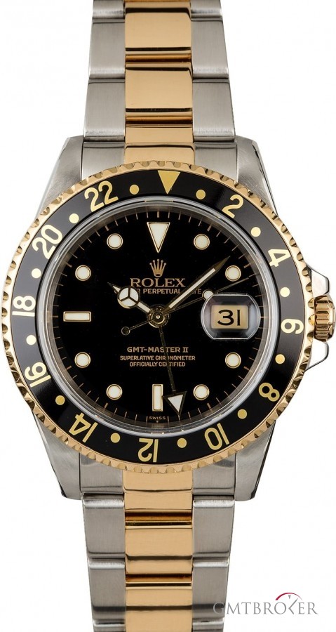 Rolex PreOwned  GMT-Master II Ref 16713 Two Tone Oyster 16713 833243