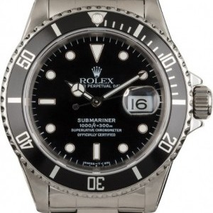 Rolex PreOwned  Submariner Ref 16610 Black Ceramic Bezel Bezel 851957