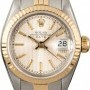 Rolex Datejust 69173 Silver Tapestry Dial