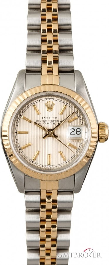 Rolex Datejust 69173 Silver Tapestry Dial Dial 826889