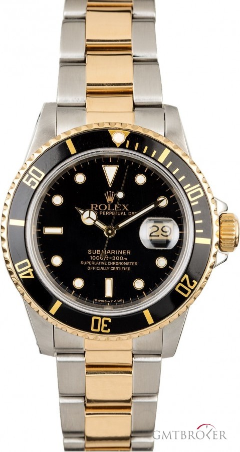 Rolex Pre-Owned  Submariner 16803 Black Dial 16803 829940