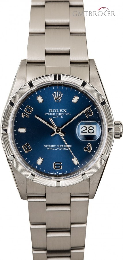Rolex PreOwned  Date 15210 Blue Dial Dial 836881