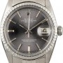Rolex Used  Datejust 1603 Slate Pie Pan Dial