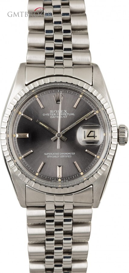 Rolex Used  Datejust 1603 Slate Pie Pan Dial Dial 843430