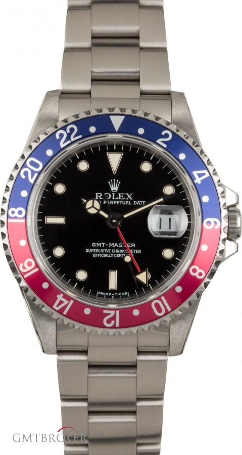 Rolex GMT-Master 16700 Black Dial with Pepsi Bezel 16700 853046