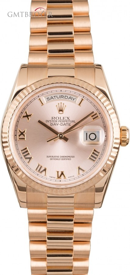 Rolex PreOwned  President 118235 Day-Date Everose Gold 118235 851996