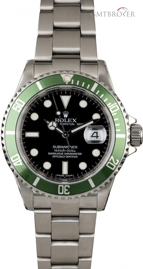 Rolex Submariner 16610V Green Kermit Bezel Bezel 828746