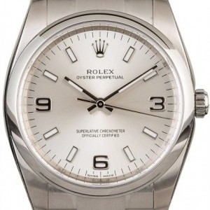Rolex Unworn  Oyster Perpetual 114200 Silver Dial 114200 786089