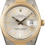 Rolex Date 15053 Silver Index Dial
