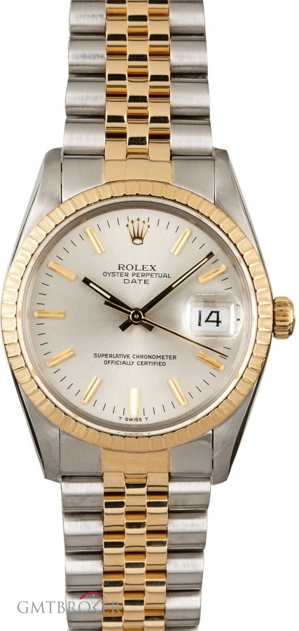 Rolex Date 15053 Silver Index Dial Dial 834448