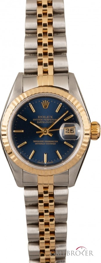 Rolex PreOwned  Datejust 79173 Blue Dial 79173 840109
