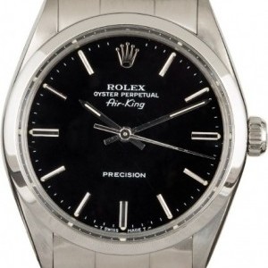 Rolex PreOwned  Air-King 5500 Black Dial with Steel Oyst Oyster 851954