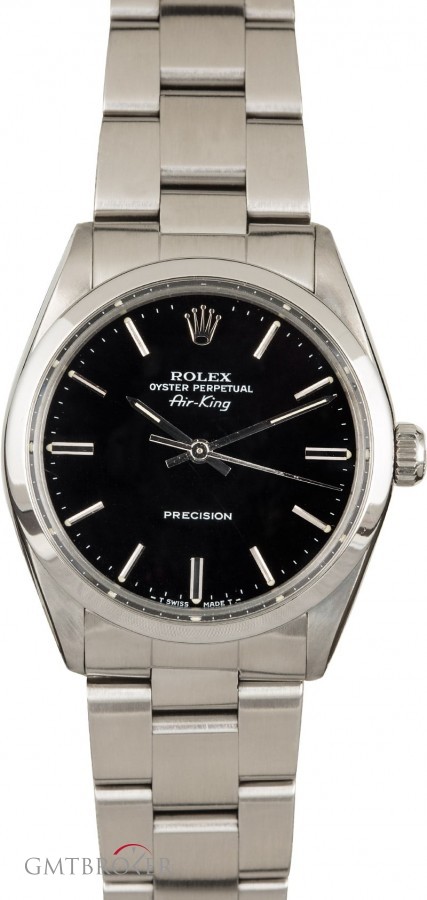 Rolex PreOwned  Air-King 5500 Black Dial with Steel Oyst Oyster 851954