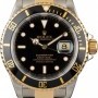Rolex Used  Submariner 16613 Black Dial Two Tone