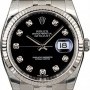 Rolex Used  Datejust 116234 Black Diamond Dial