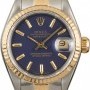 Rolex PreOwned  Datejust 69173 Blue Dial