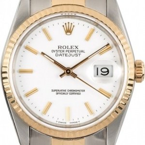 Rolex Two-Tone Datejust 16233 Index Dial Dial 736065