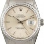 Rolex Mens  Datejust 16220 Silver Index Dial