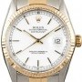 Rolex Datejust 16013 White Dial Mens Watch