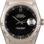Rolex Used  Datejust 16234 Black Index Dial