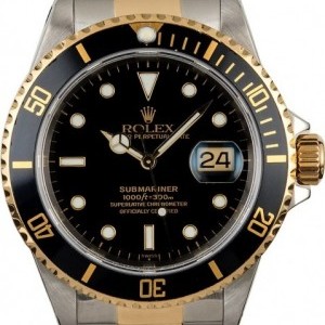 Rolex Used  Submariner 16613 Black Insert Insert 834604