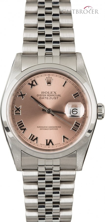 Rolex PreOwned  Datejust 16200 Silver Dial Steel Oyster 16200 849803