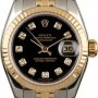 Rolex Datejust 179173 Black Dial with Diamonds