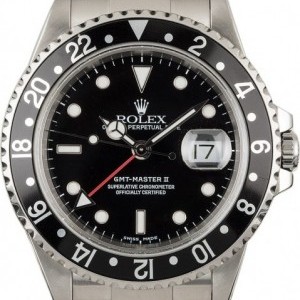 Rolex PreOwned  GMT Master 16710 Black Timing Bezel 16710 843382