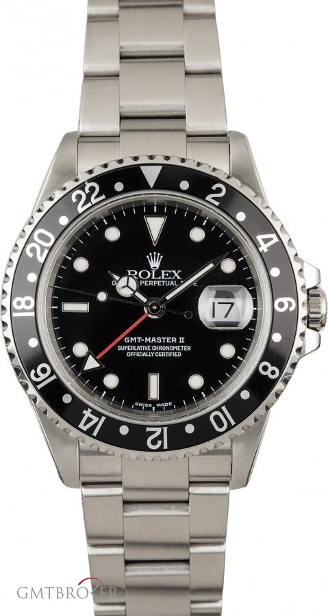 Rolex PreOwned  GMT Master 16710 Black Timing Bezel 16710 843382