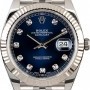 Rolex PreOwned  Datejust II Ref 126334 Blue Diamond Dial