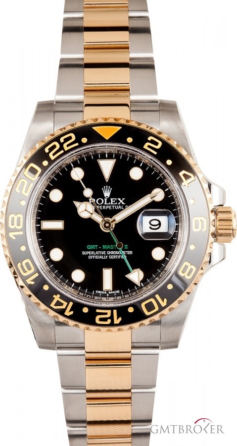 Rolex Used  GMT Master II Stainless Steel and Gold Mens 116713 299547
