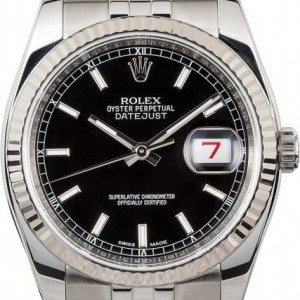 Rolex PreOwned  Datejust 116234 Black Dial 116234 836299