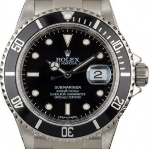 Rolex Used  Submariner 16610 Serial Engraved Mens Watch Watch 848039