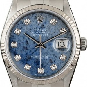Rolex Used  Datejust 16234 Lapis Diamond Dial 16234 835246