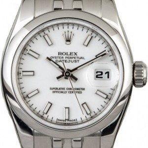 Rolex Ladies Datejust 179160 White Dial 179160 824531