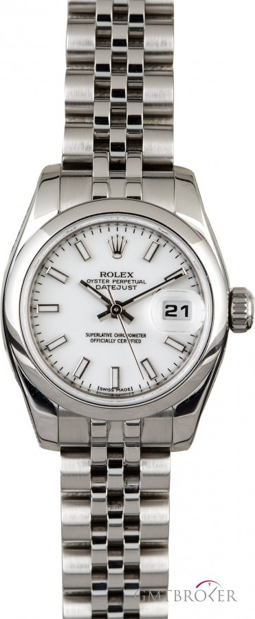Rolex Ladies Datejust 179160 White Dial 179160 824531