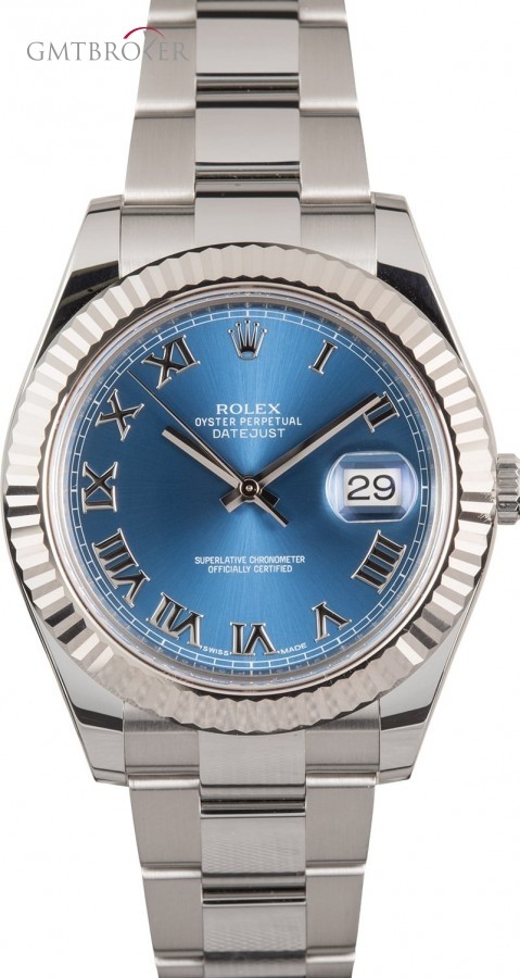 Rolex Datejust II 116334 Roman Blue Dial 116334 733181