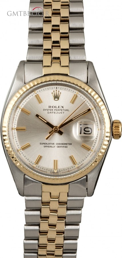 Rolex Vintage  DateJust Two Tone 1601 Pie Pan nessuna 835594