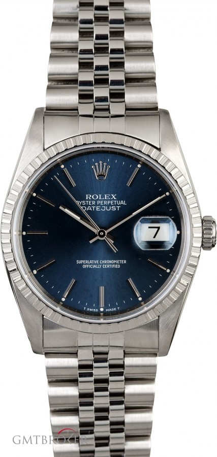 Rolex Datejust 16220 Blue Index Dial Dial 801471