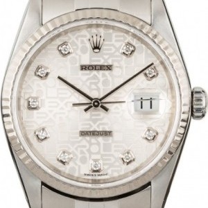 Rolex Datejust 16234 Silver Jubilee Diamond Dial 16234 841995