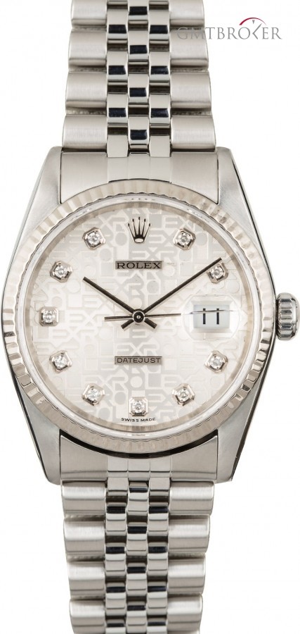 Rolex Datejust 16234 Silver Jubilee Diamond Dial 16234 841995