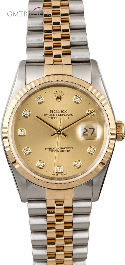Rolex Used  Datejust 16233 Diamond Dial Dial 826934