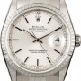 Rolex Used  Datejust 16220 Silver Index Dial