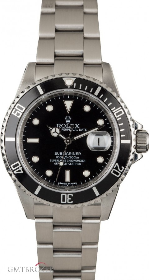 Rolex Pre Owned  Submariner 16610 Diving Watch Watch 848408