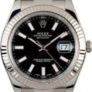 Rolex Datejust 116300 Black Luminous Markers 116300 742149