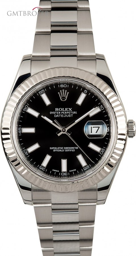Rolex Datejust 116300 Black Luminous Markers 116300 742149