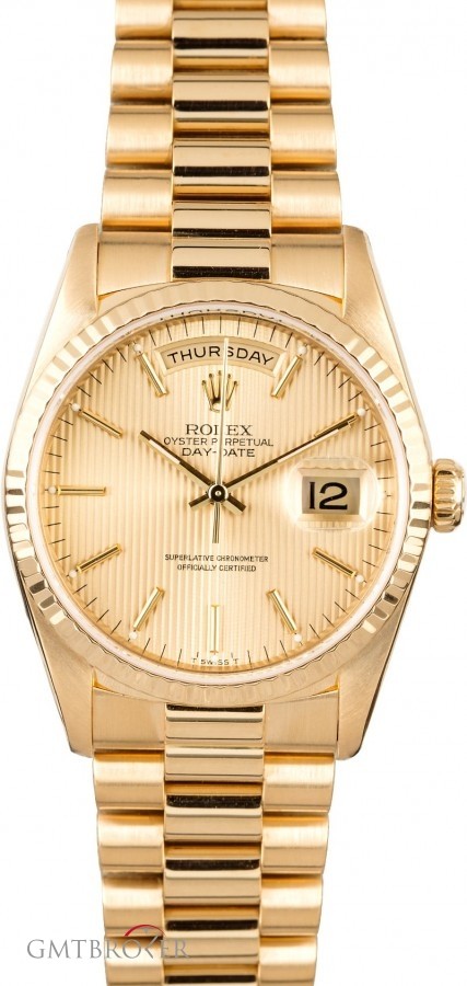 Rolex PreOwned  President 18238 Tapestry Dial 18238 829367