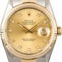 Rolex Mens  Datejust 16233 Diamond Markers